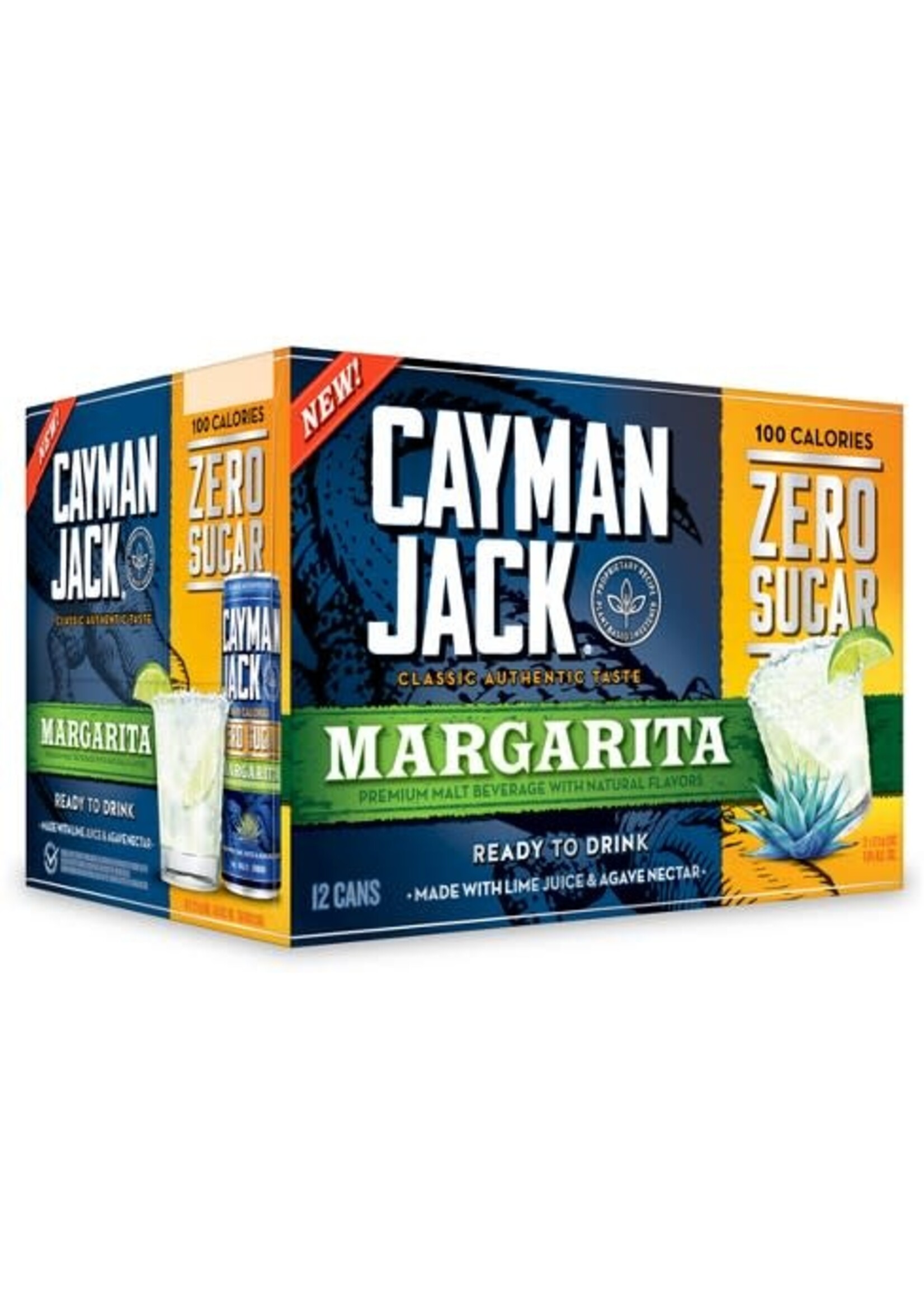 Cayman Jack Margarita Zero Sugar 12pk 12oz Cans