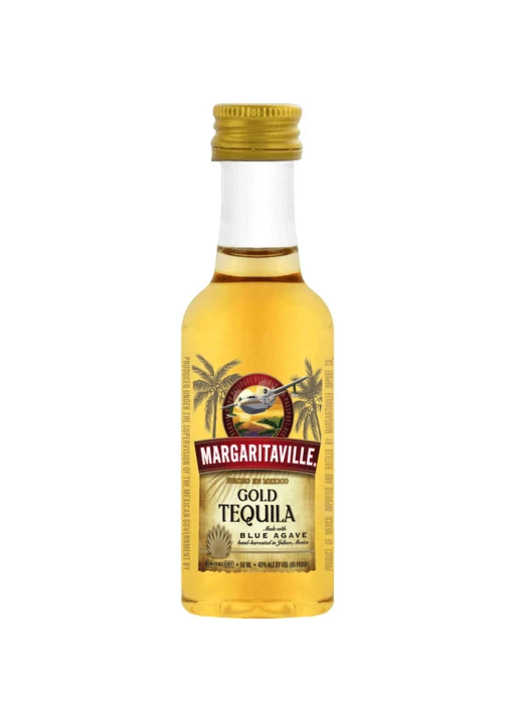 Margaritaville Gold Tequila 80Proof Pet 50ml