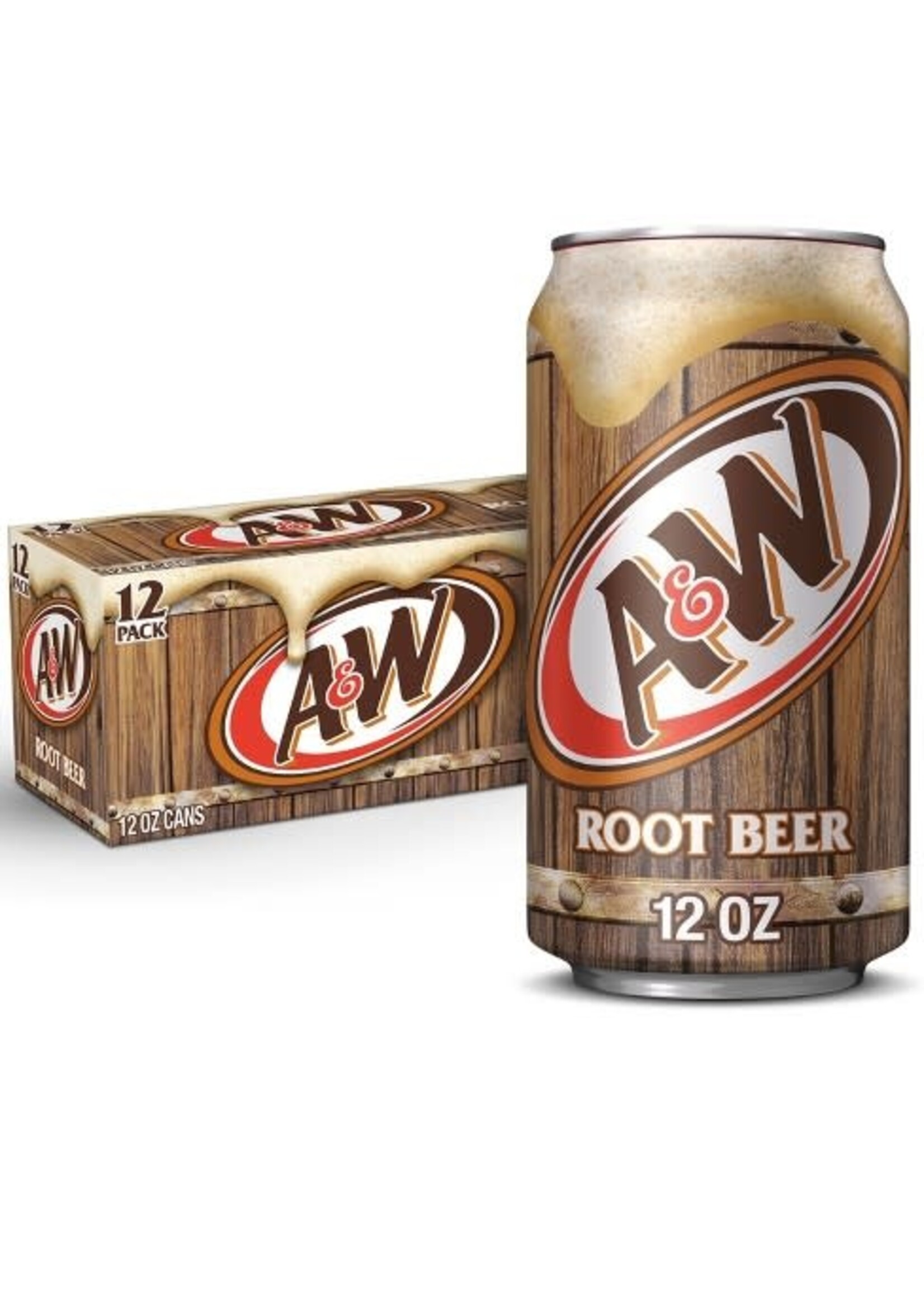 A & W Root Beer 12-Pack Cans