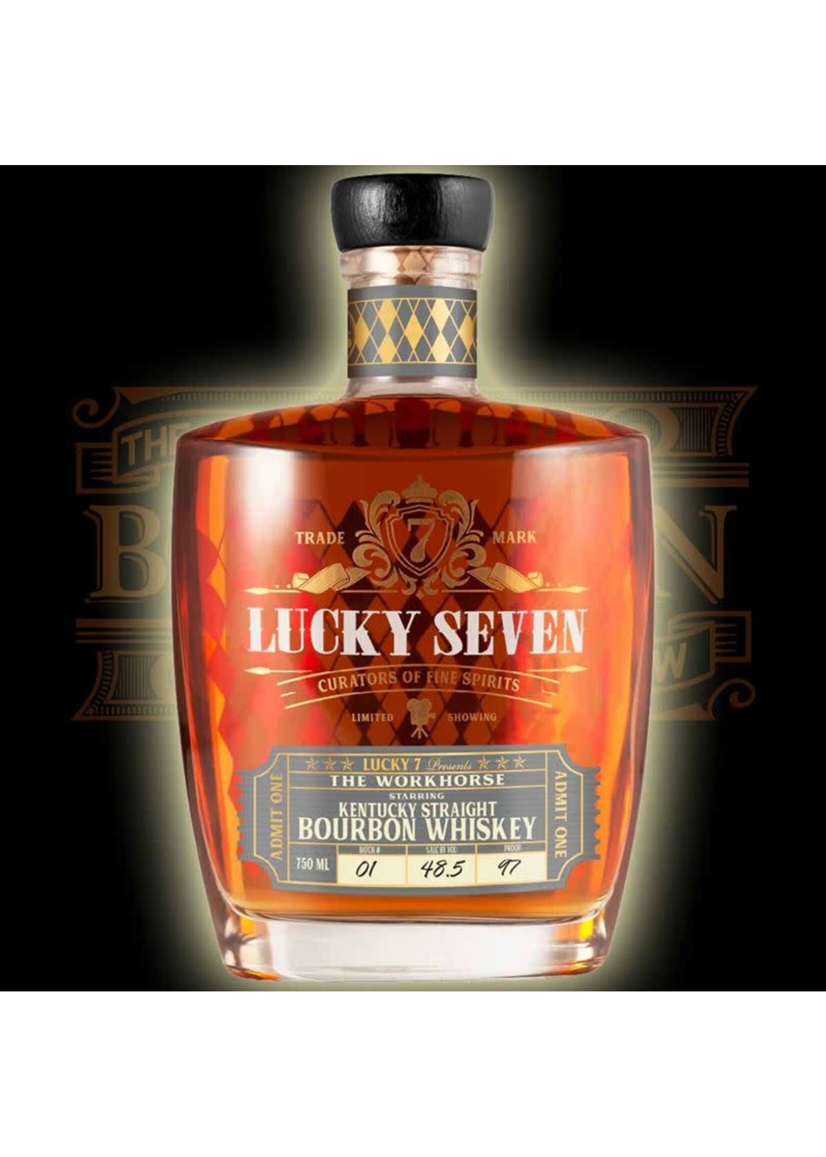 Lucky Seven The Workhorse Straight Bourbon 97Proof 750ml