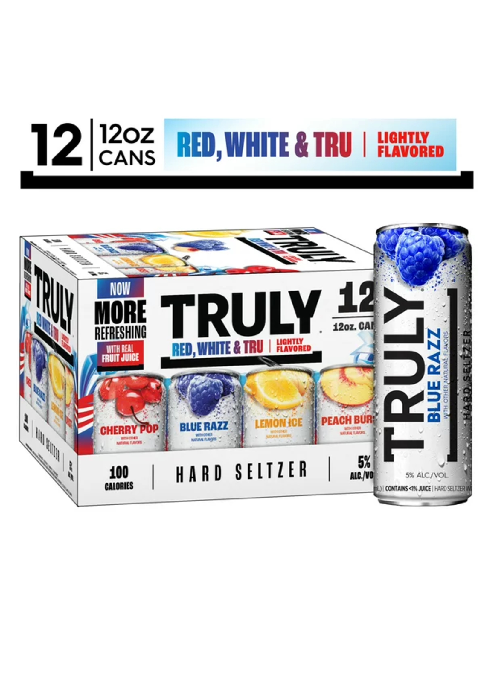 Truly Hard Seltzer Variety Pack Red, White & Tru 12pk 12oz Cans