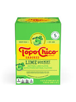 Topo Chico Sabores Lime with Mint Extract 4pk 12oz Cans