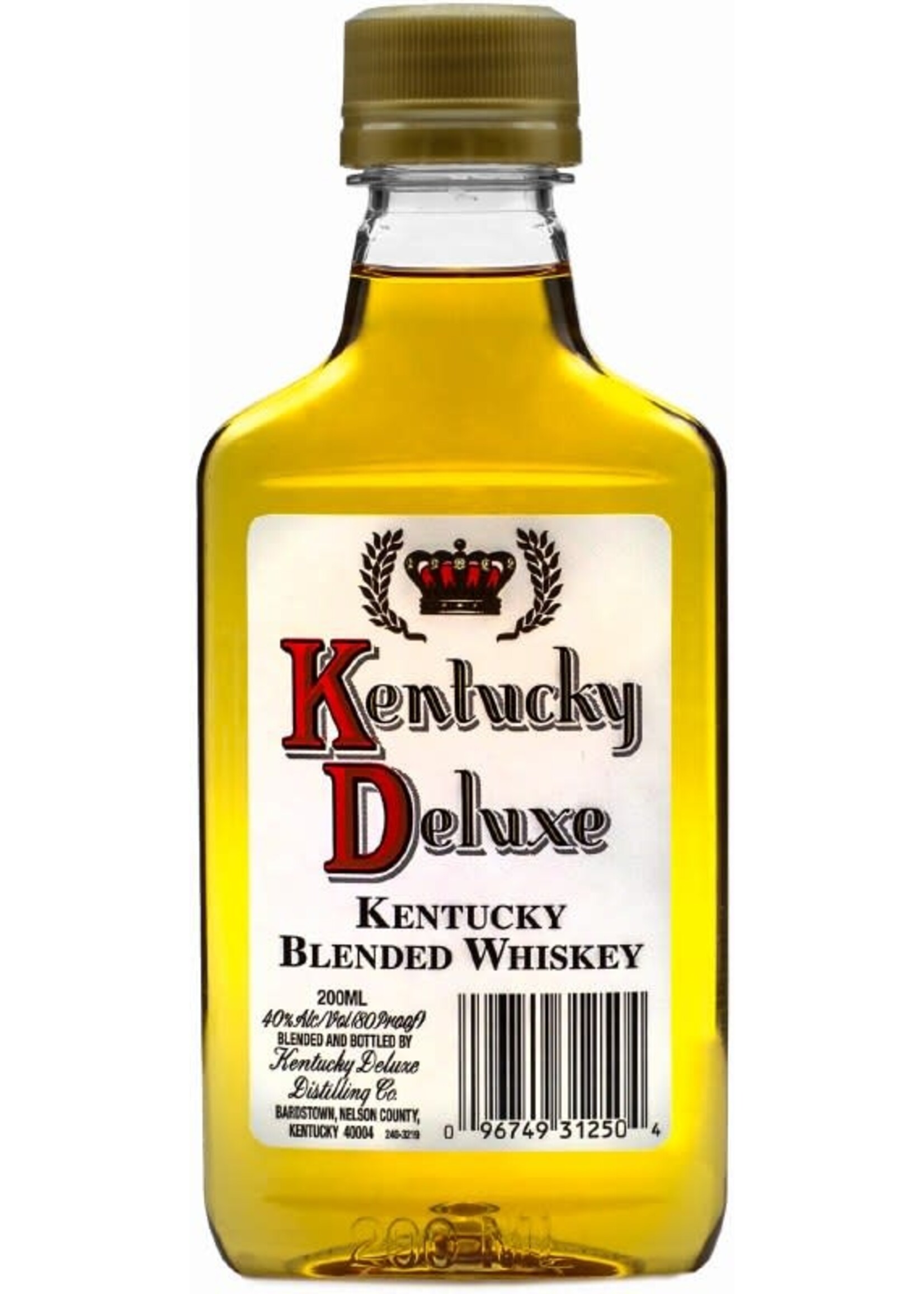 Kentucky Deluxe Blended American Whiskey 80Proof 200ml
