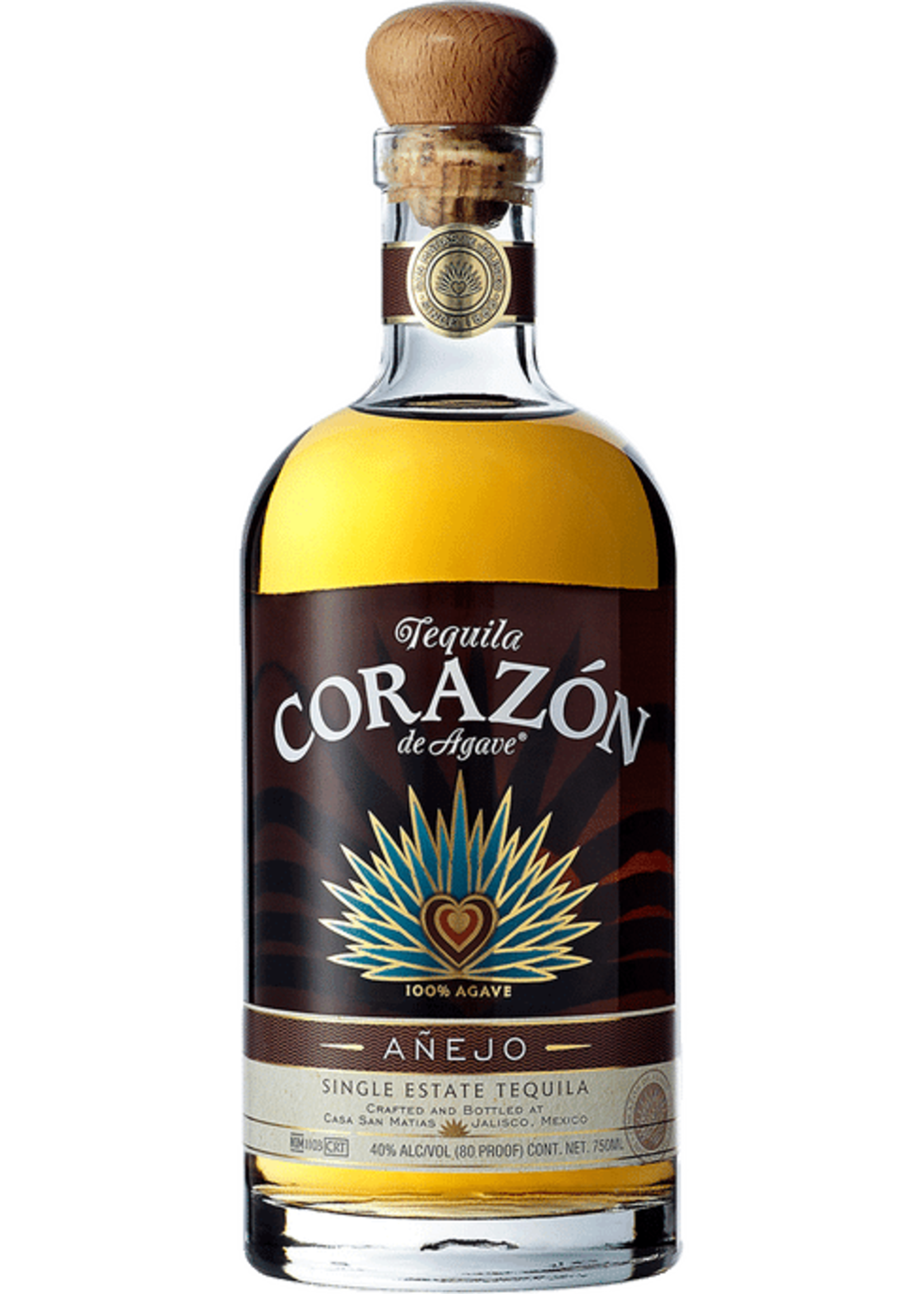 Corazon Anejo Tequila 80Proof 750ml
