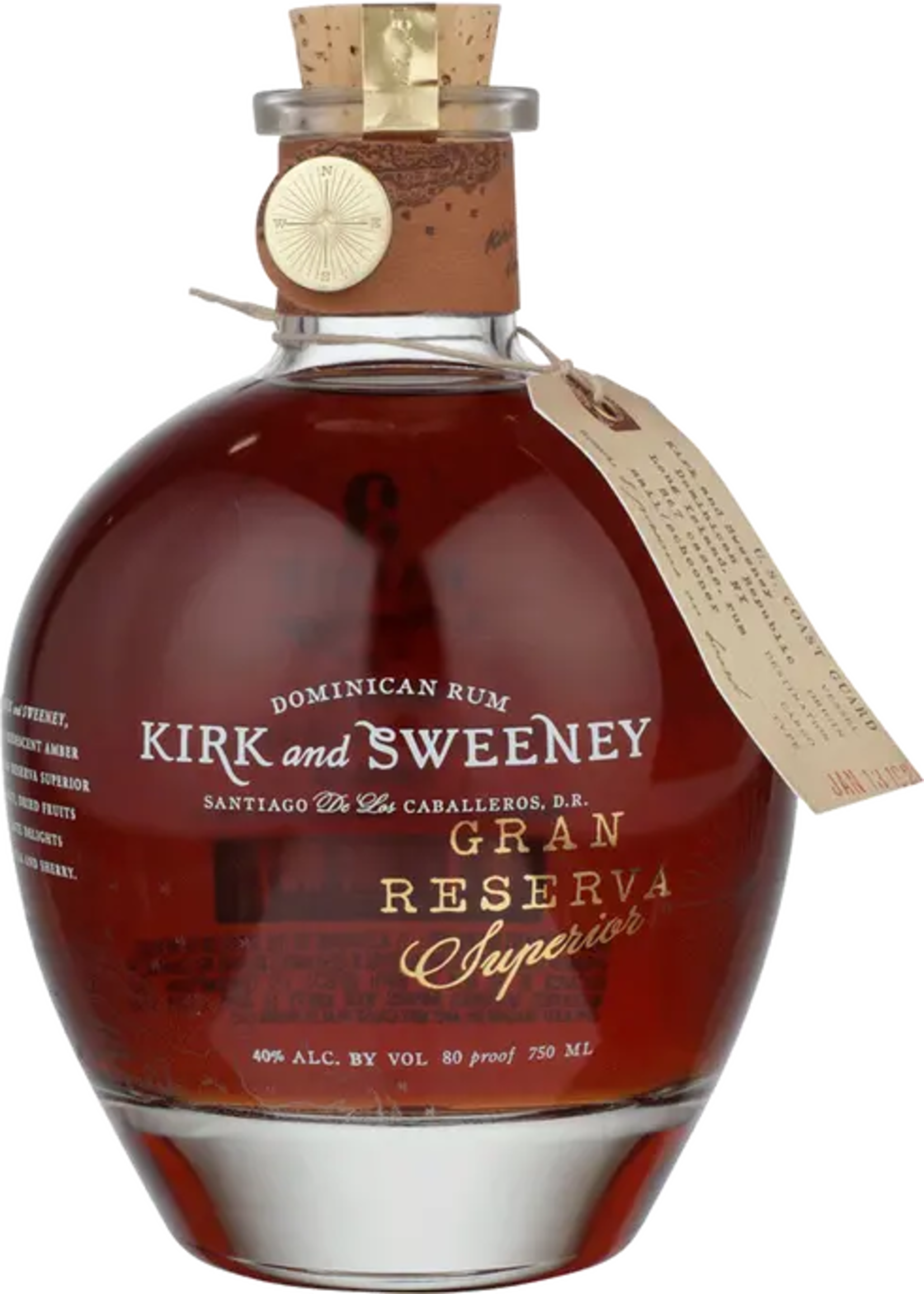 Kirk & Sweeney 18Year Gran Reserva Rum Blended Modernist Rum 750ml