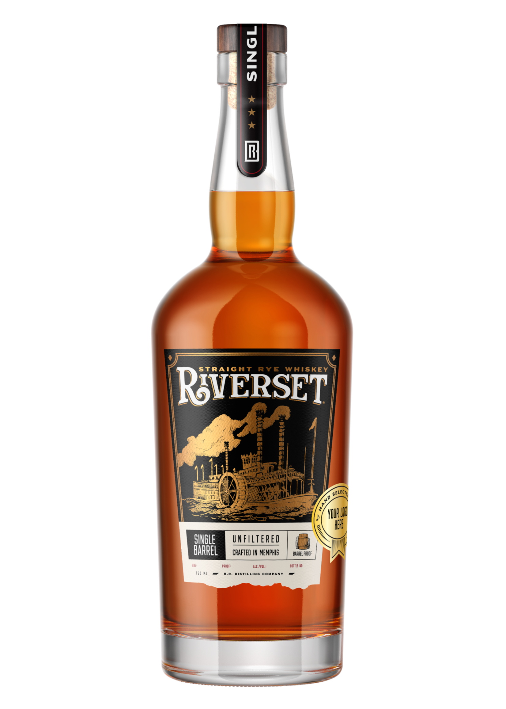 Riverset Single Barrel Straight Rye Whiskey 750ml