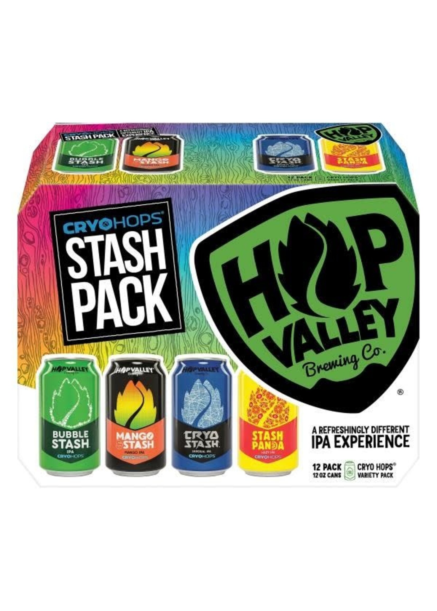 Hop Valley Stash Pack Variety 12pk 12oz Cans