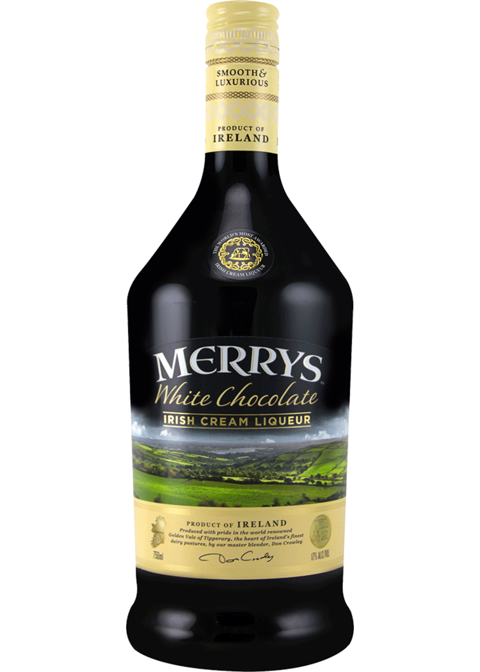 Merrys White Chocolate Irish Cream Liqueur 34Proof 750ml