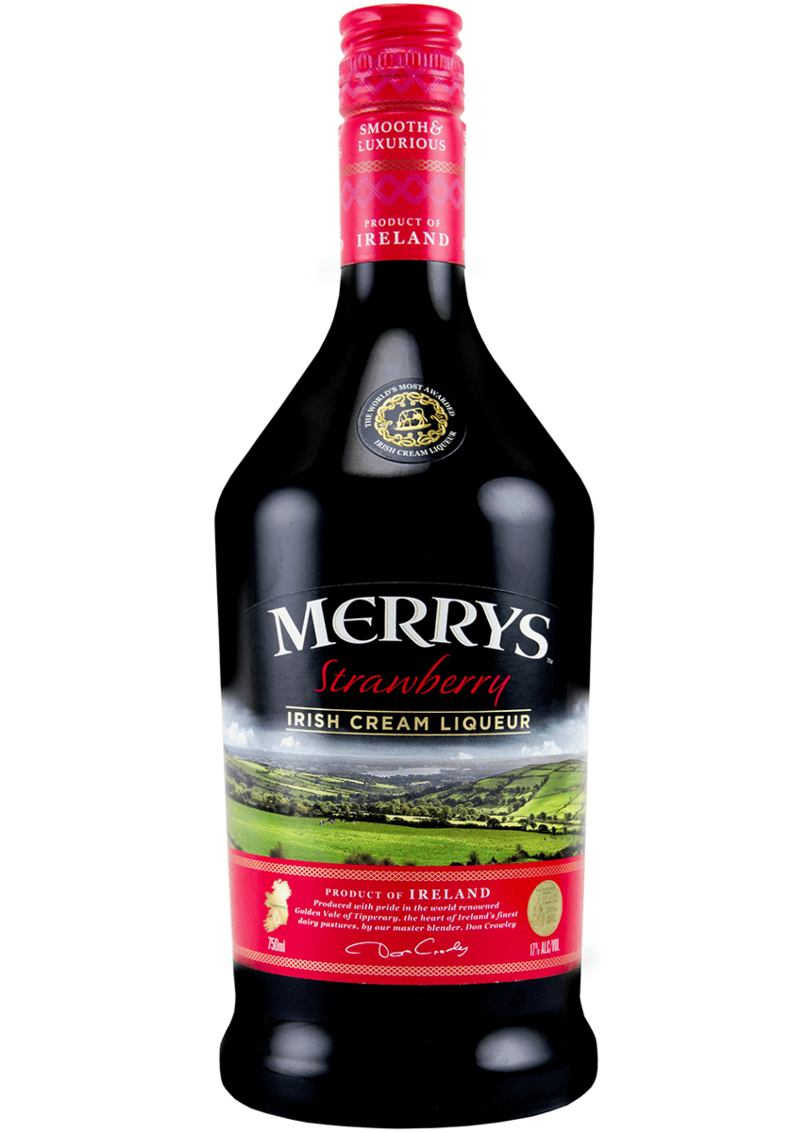Merrys Strawberry Irish Cream Liqueur 34Proof 750ml