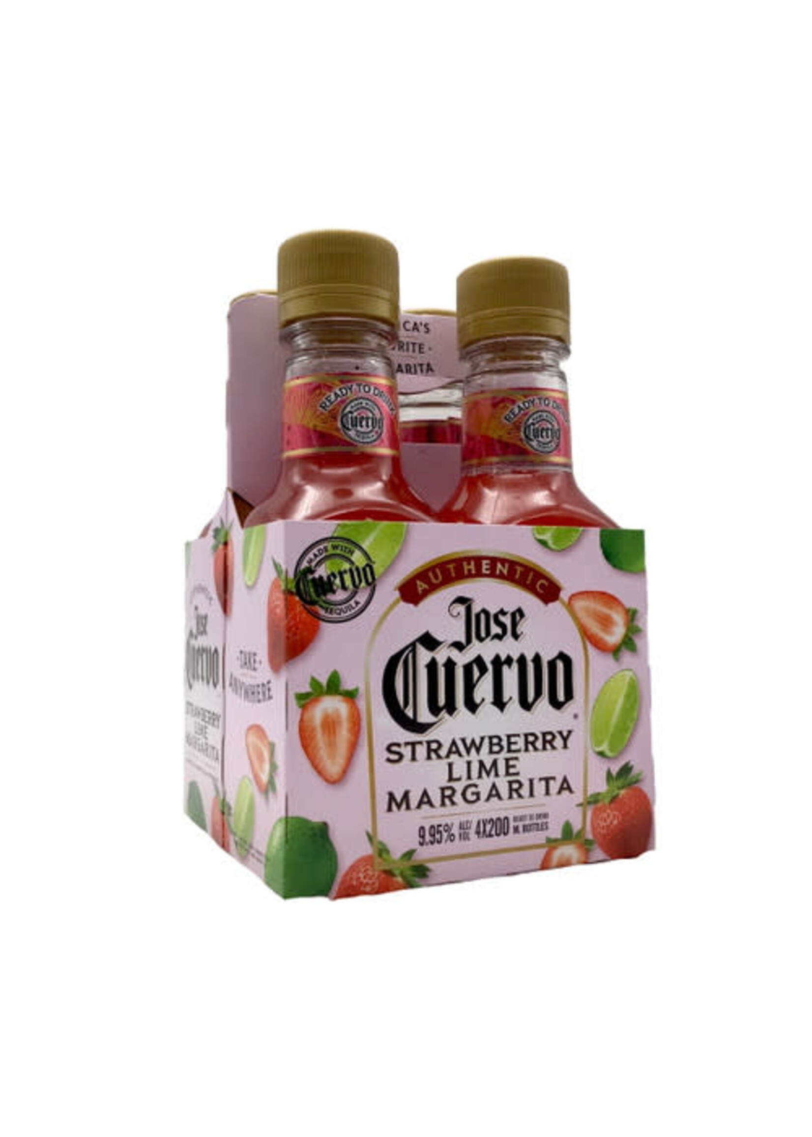 Jose Cuervo RTD Classic Strawberry Lime Margarita 4pk 200ml Bottles