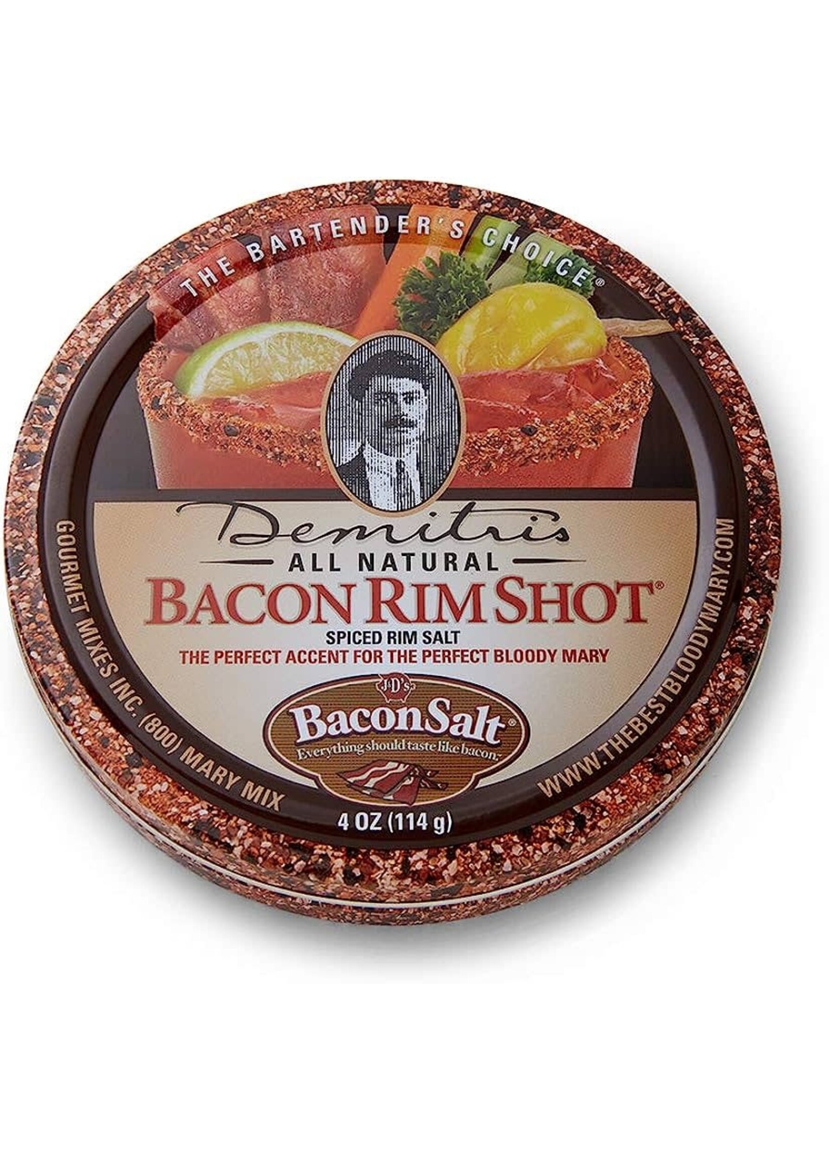 Demitri's Bacon Rim Shot Bloody Mary Rim Salt 4oz