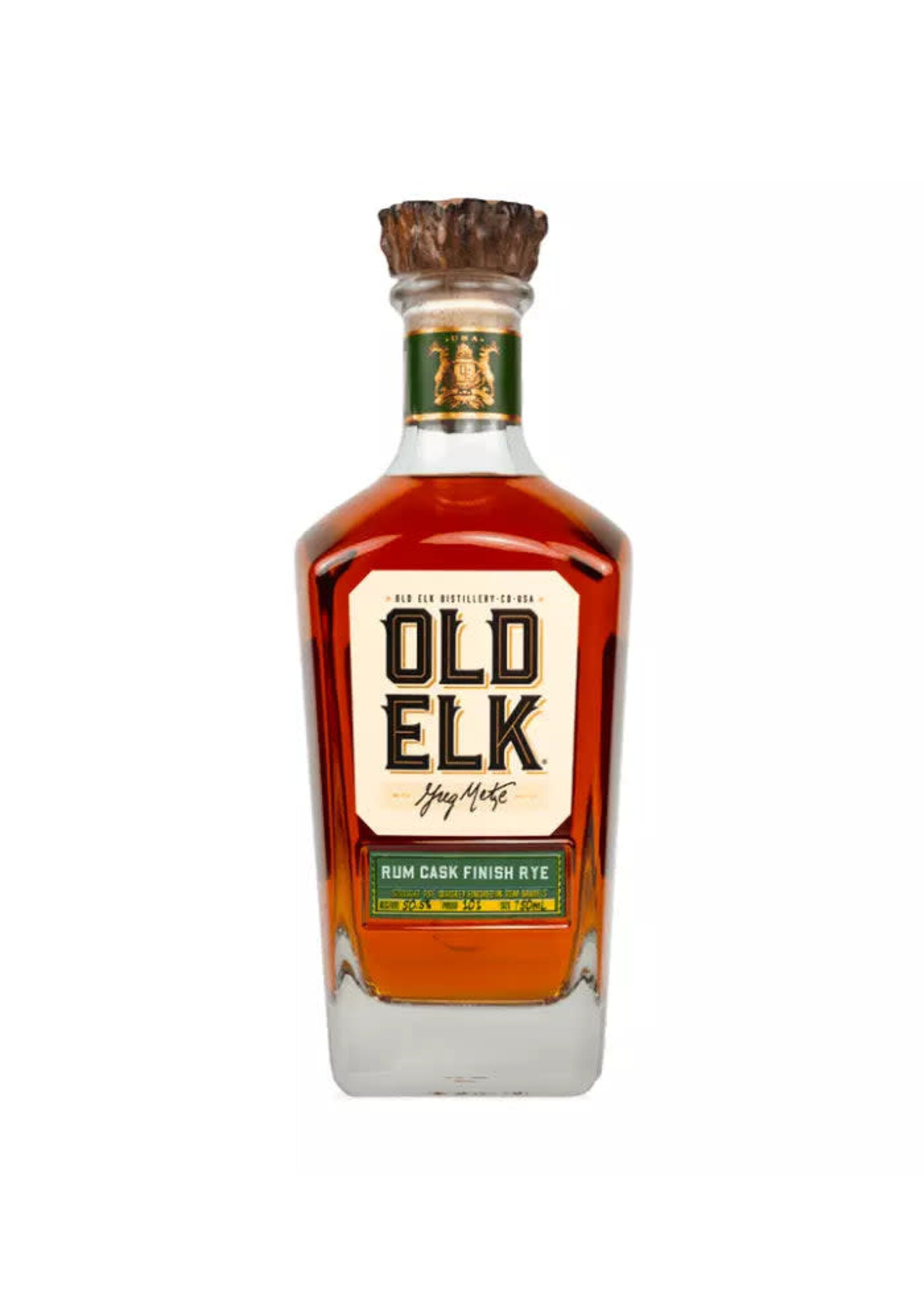 Old Elk Old Elk Straight Rye Whiskey Rum Cask Finish 101Proof 750ml