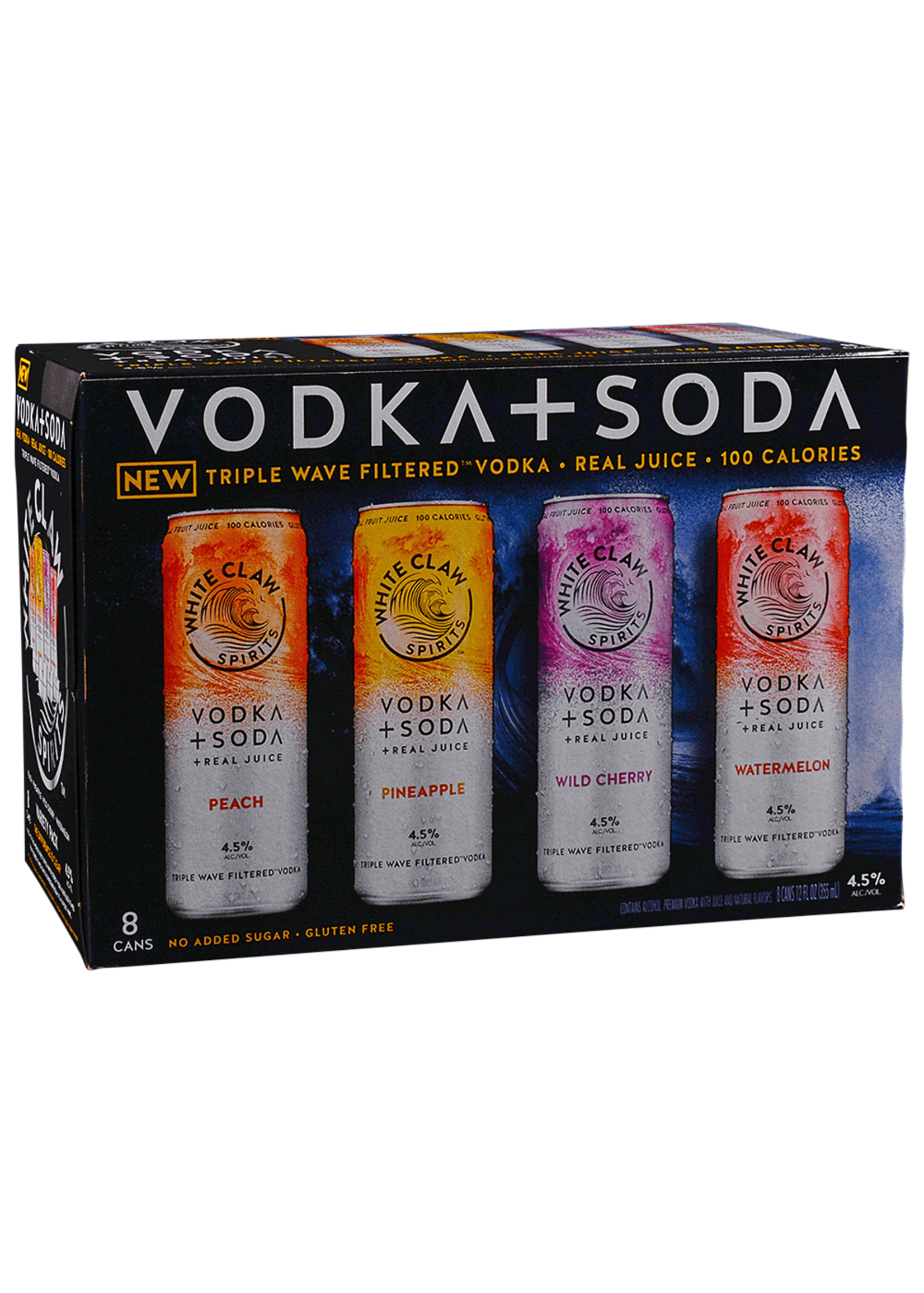 White Claw Vodka+Soda Variety Pack 8pk 12oz Cans