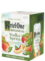 Ketel One RTD Peach & Orange Blossom Vodka Spritz Botanical 9Proof 4pk 12oz Cans