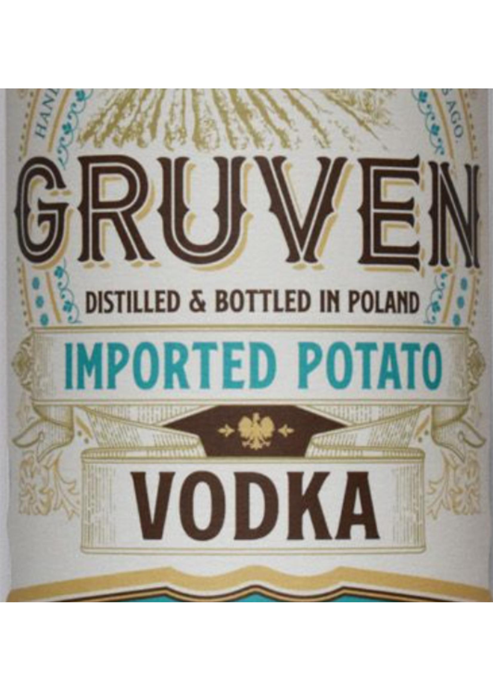 Gruven Potato Vodka 80Proof 1.75 Ltr