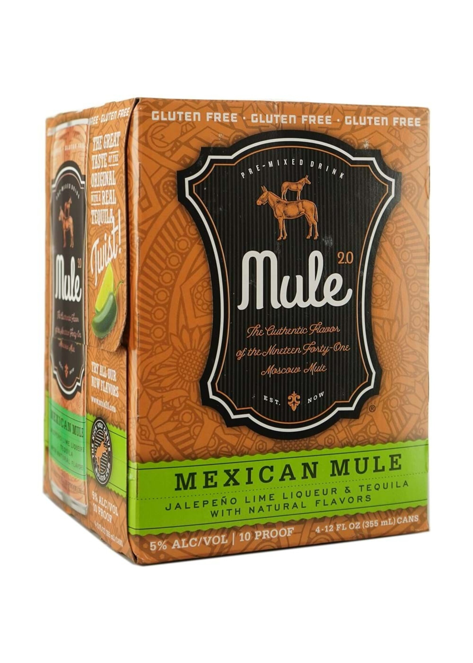 Mule 2.0 Mexican Mule 4pk 12oz Cans