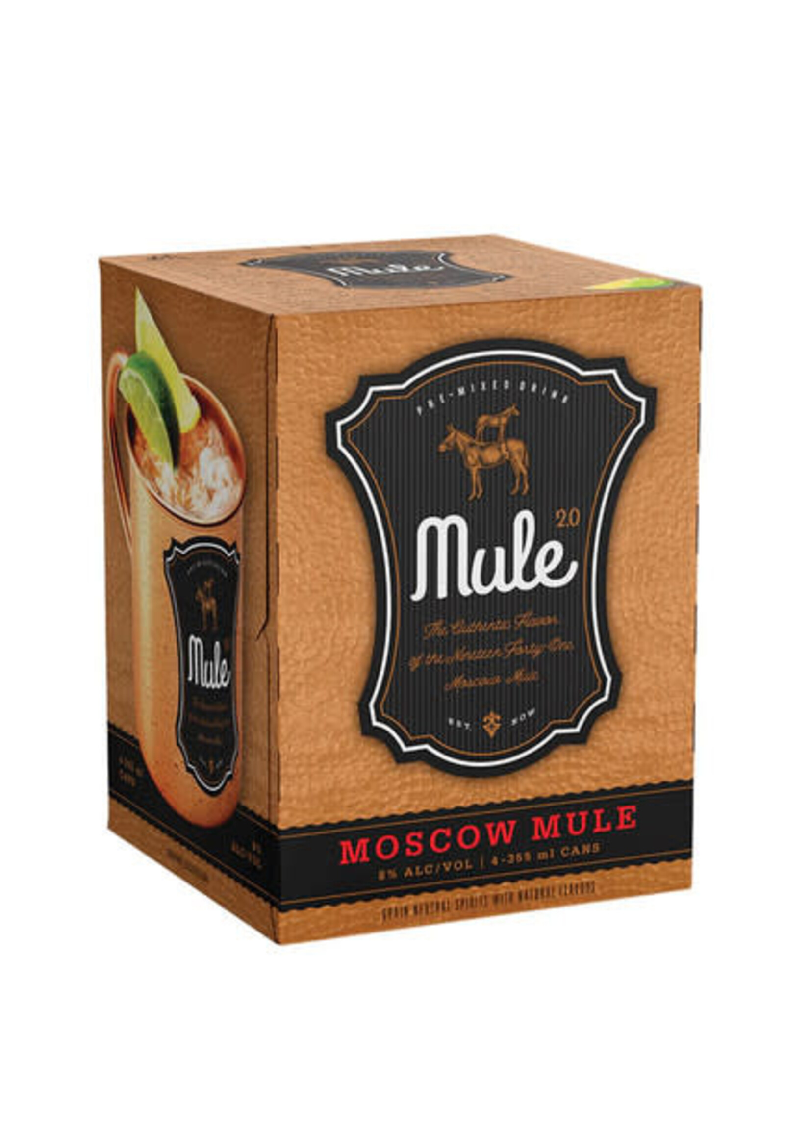 Mule 2.0 Moscow Mule 4pk 12oz Cans