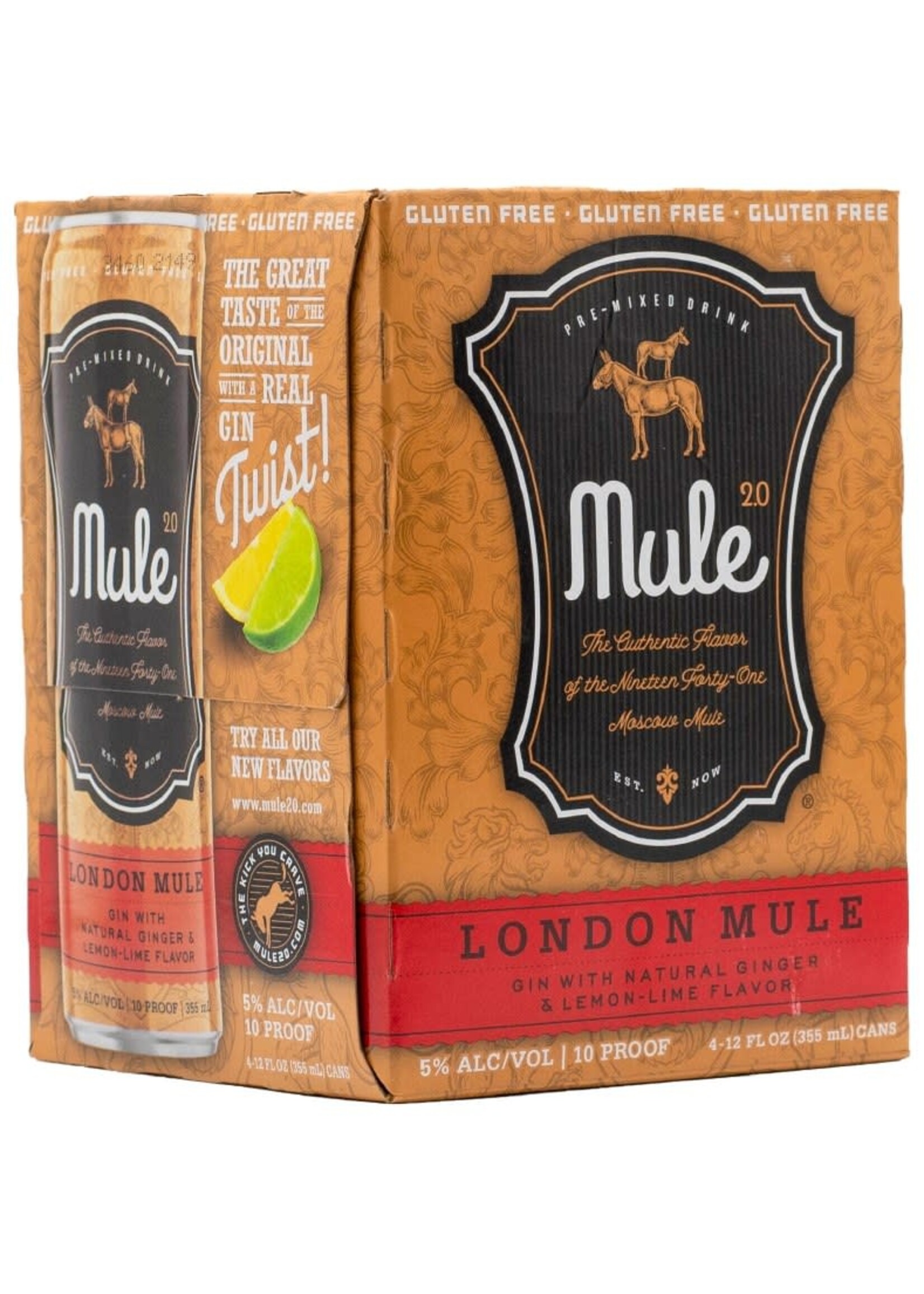 Mule 2.0 London Mule 4pk 12oz Cans