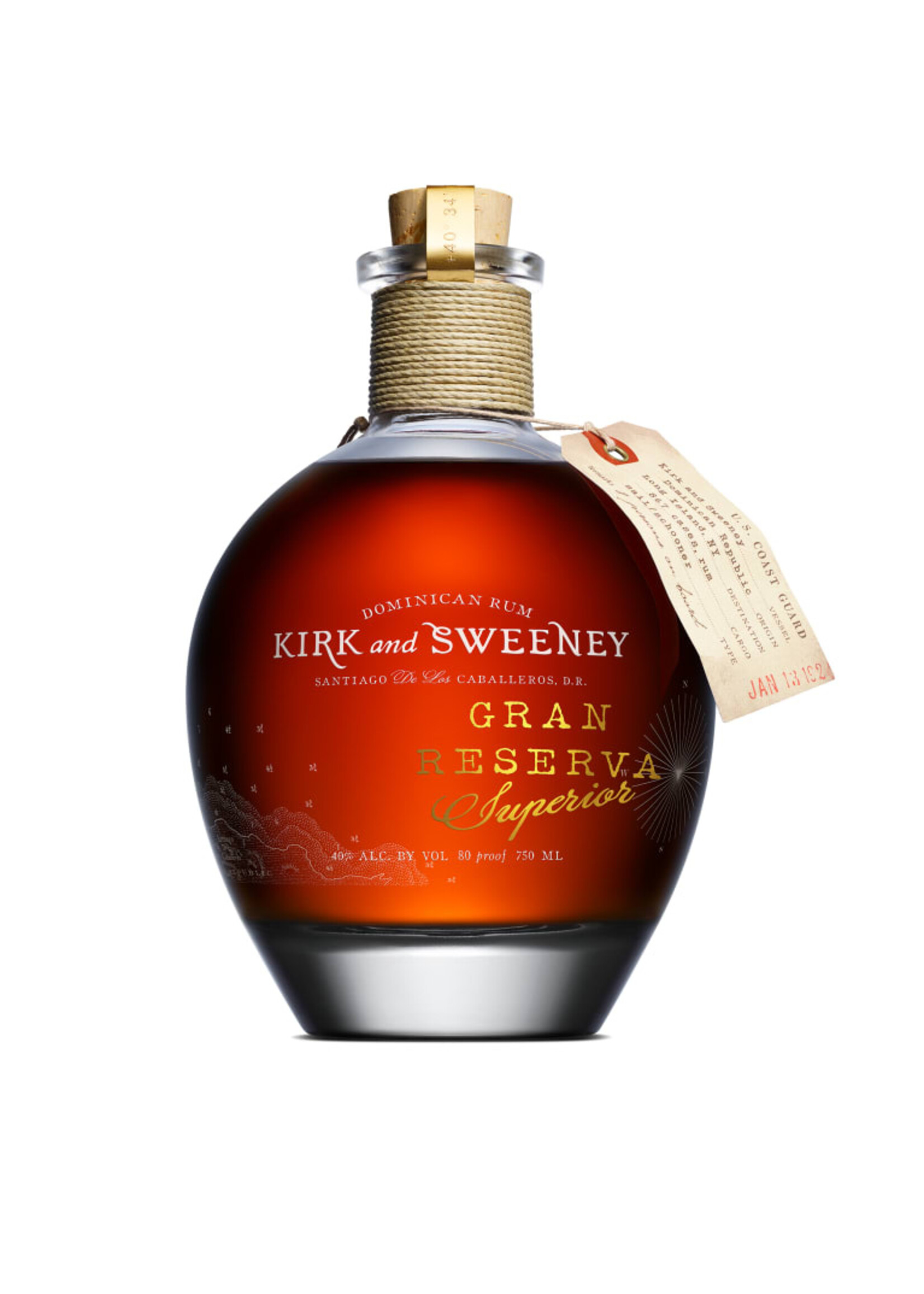 Kirk and Sweeney Gran Reserva Superior Dominican Rum 750ml