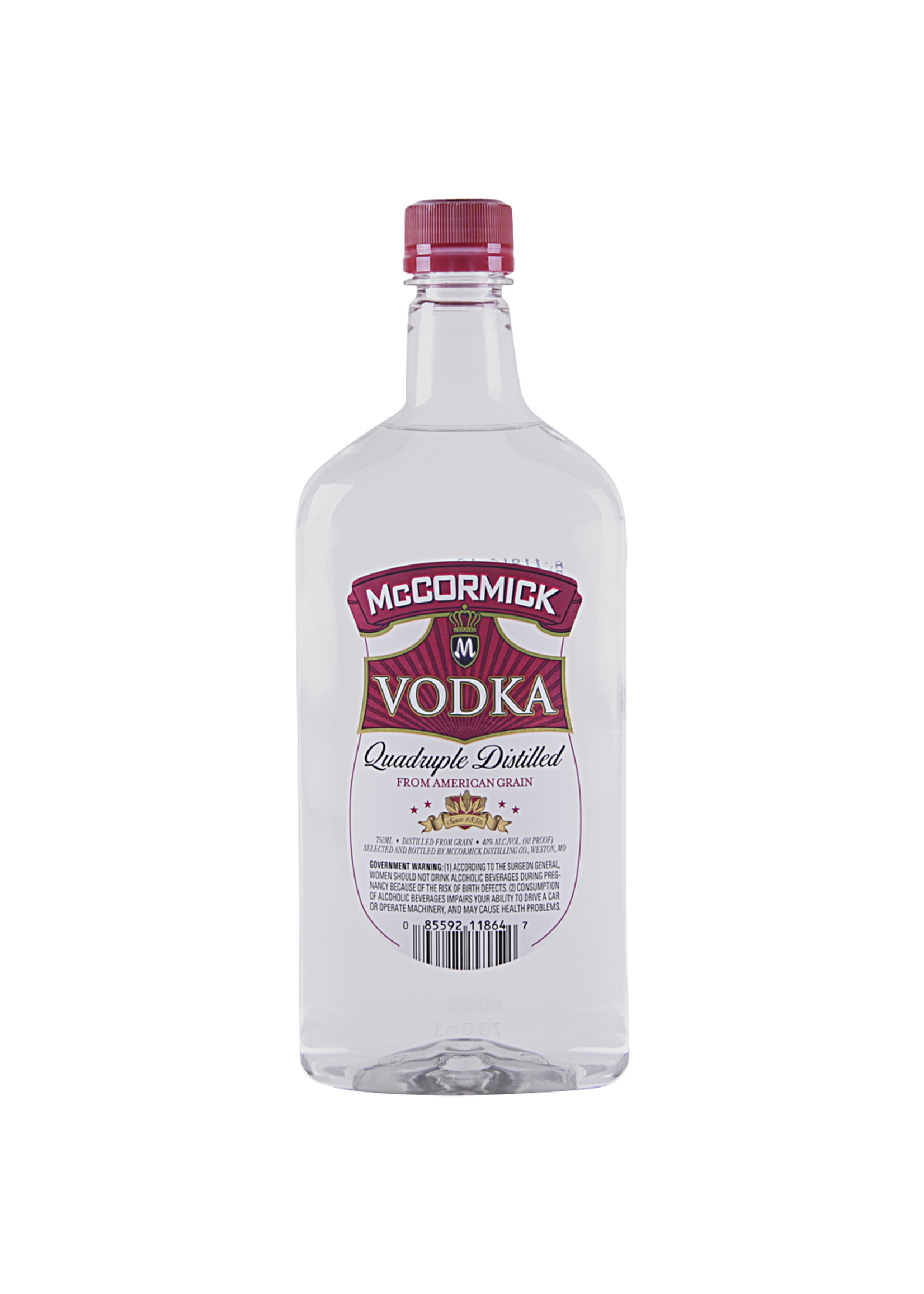 Mccormick Vodka 80Proof Pet 750ml