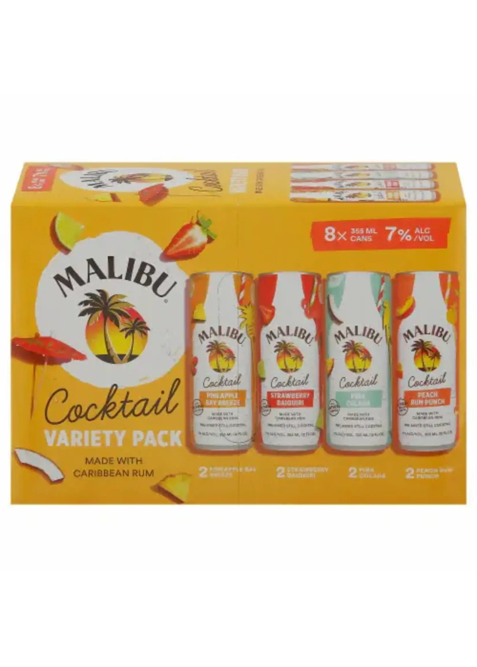 Malibu RTD Cocktail Variety Pack 8pk 12oz Cans