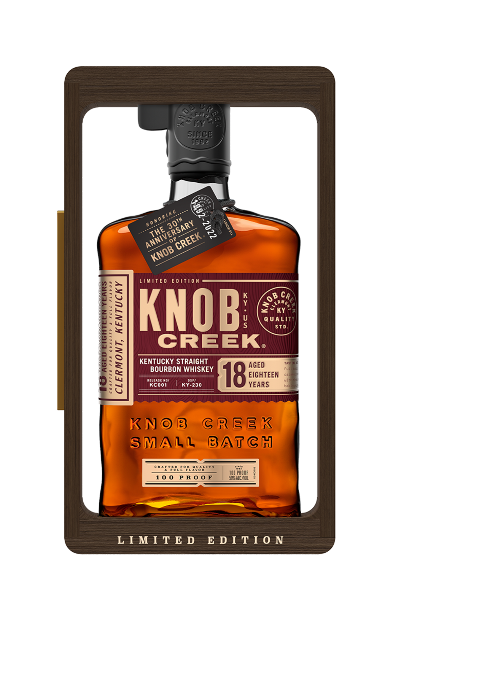 Knob Creek Knob Creek 18Year Bourbon Single Barrel Limited Edition 100Proof 750ml
