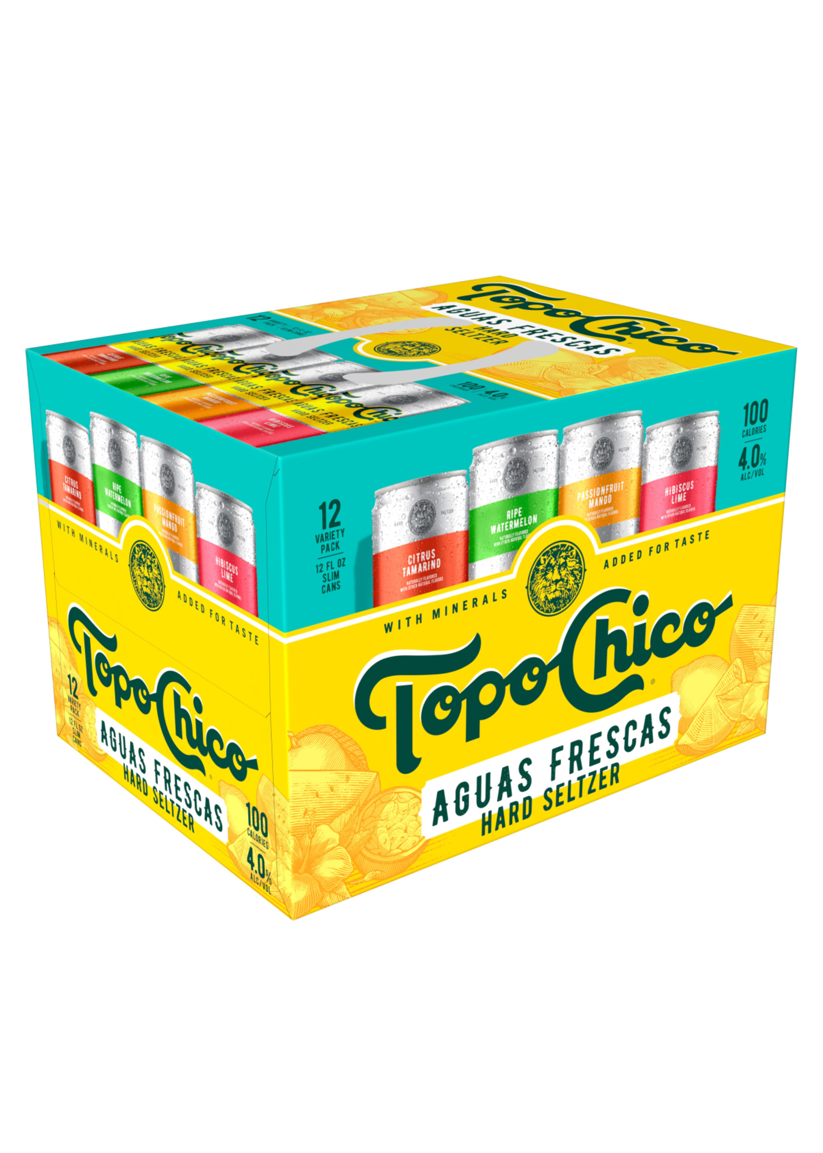 Topo Chico Aguas Frescas  Hard Seltzer 12pk 12oz Cans