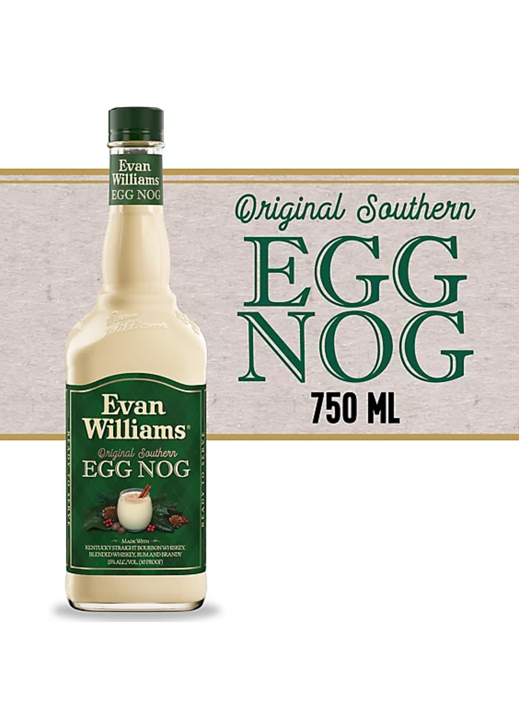 Evan Williams Bourbon Evan Williams Egg Nog 30Proof 750ml