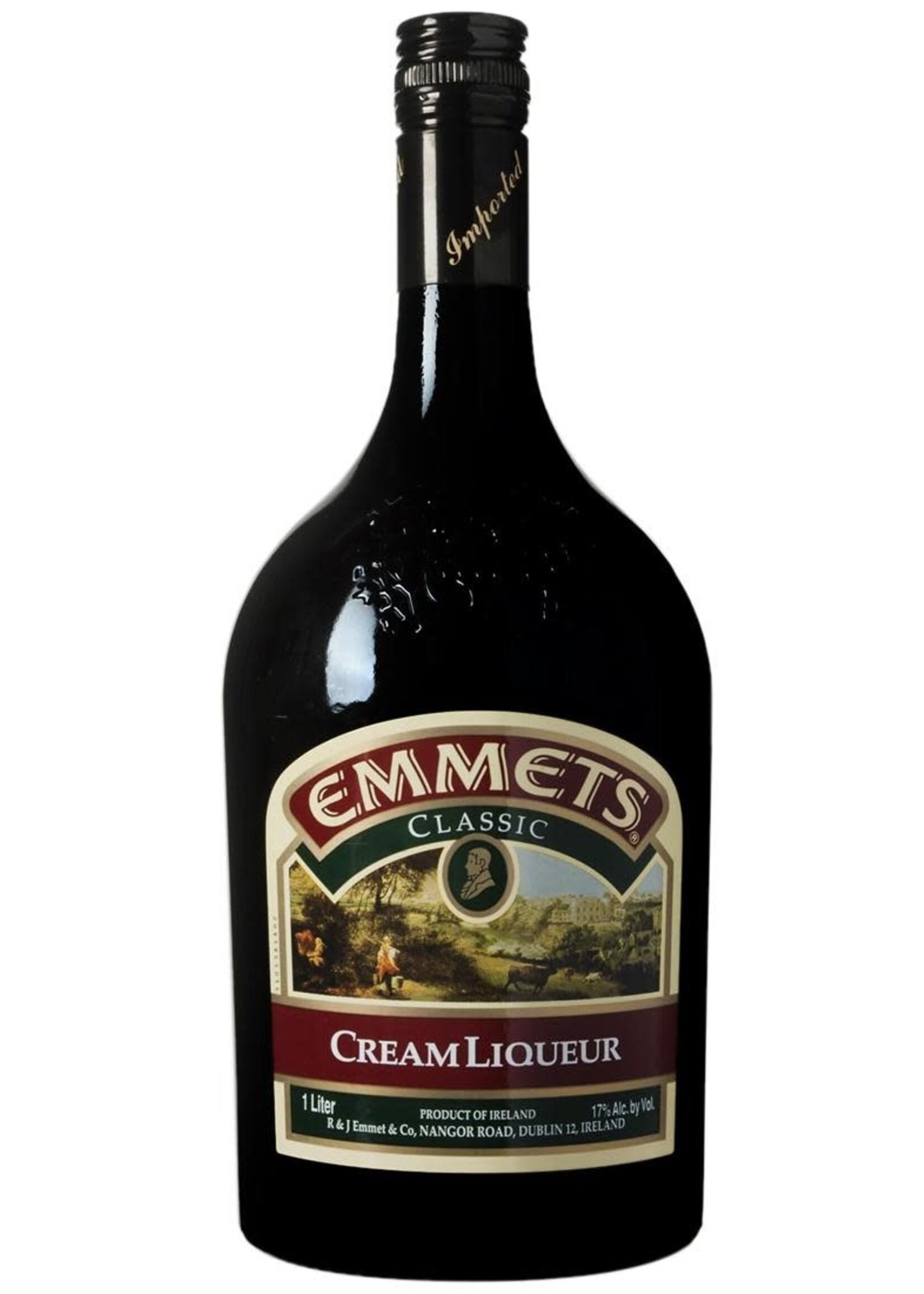 Emmets Cream Liqueur 34Proof 1 Ltr