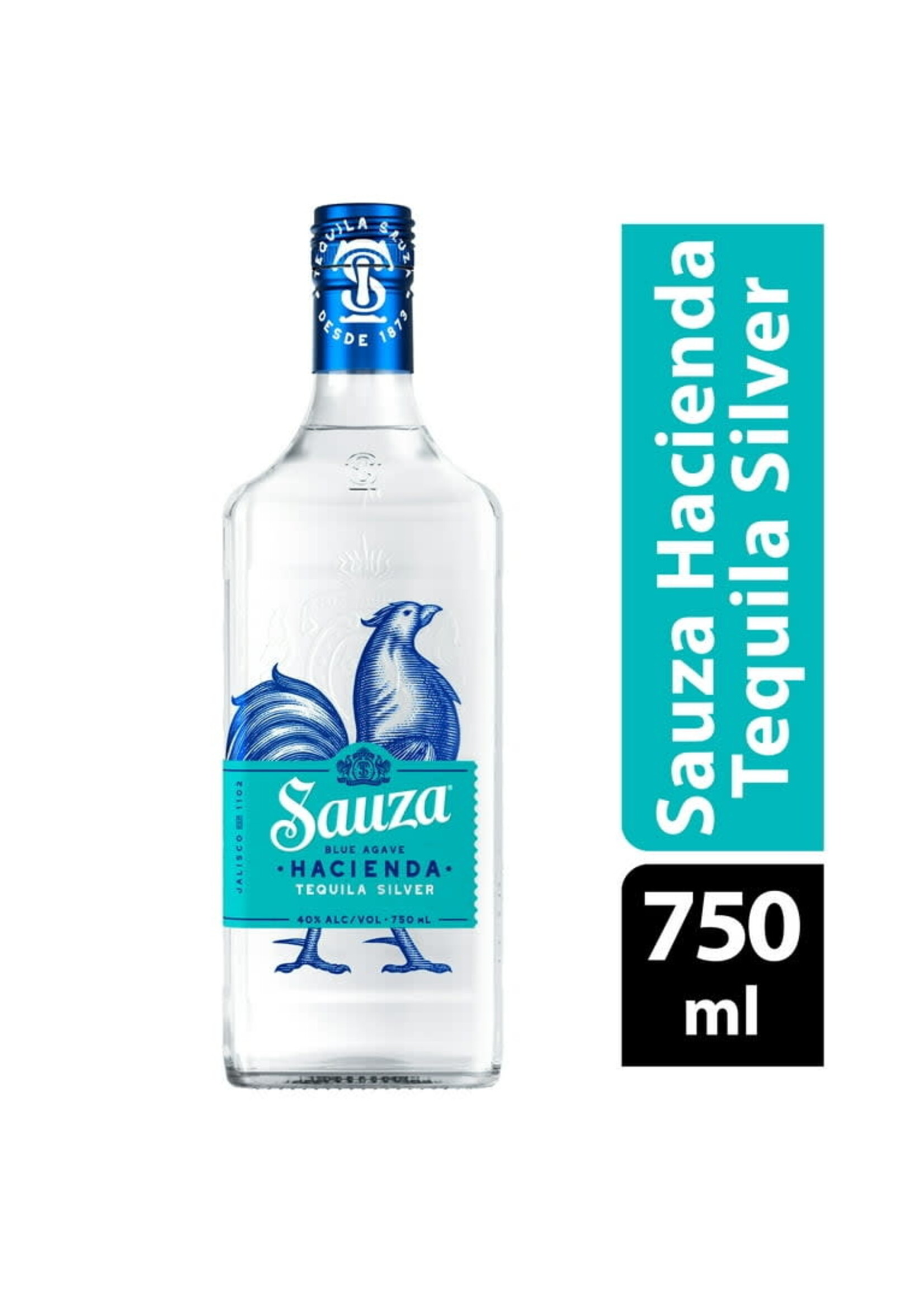 Sauza Hacienda Tequila Silver 80Proof 750ml