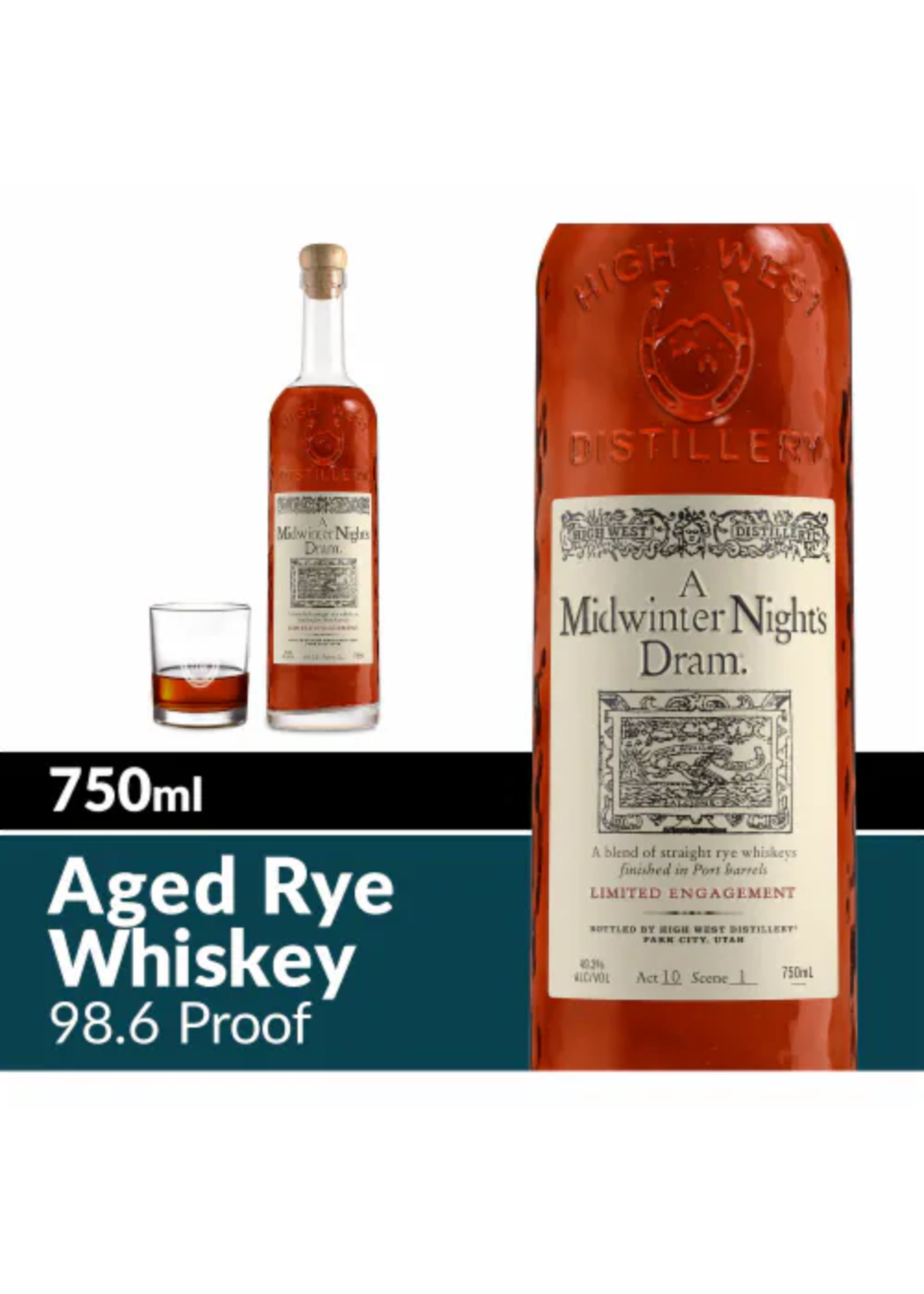 High West Midwinter Nights Dram Whiskey 750ml