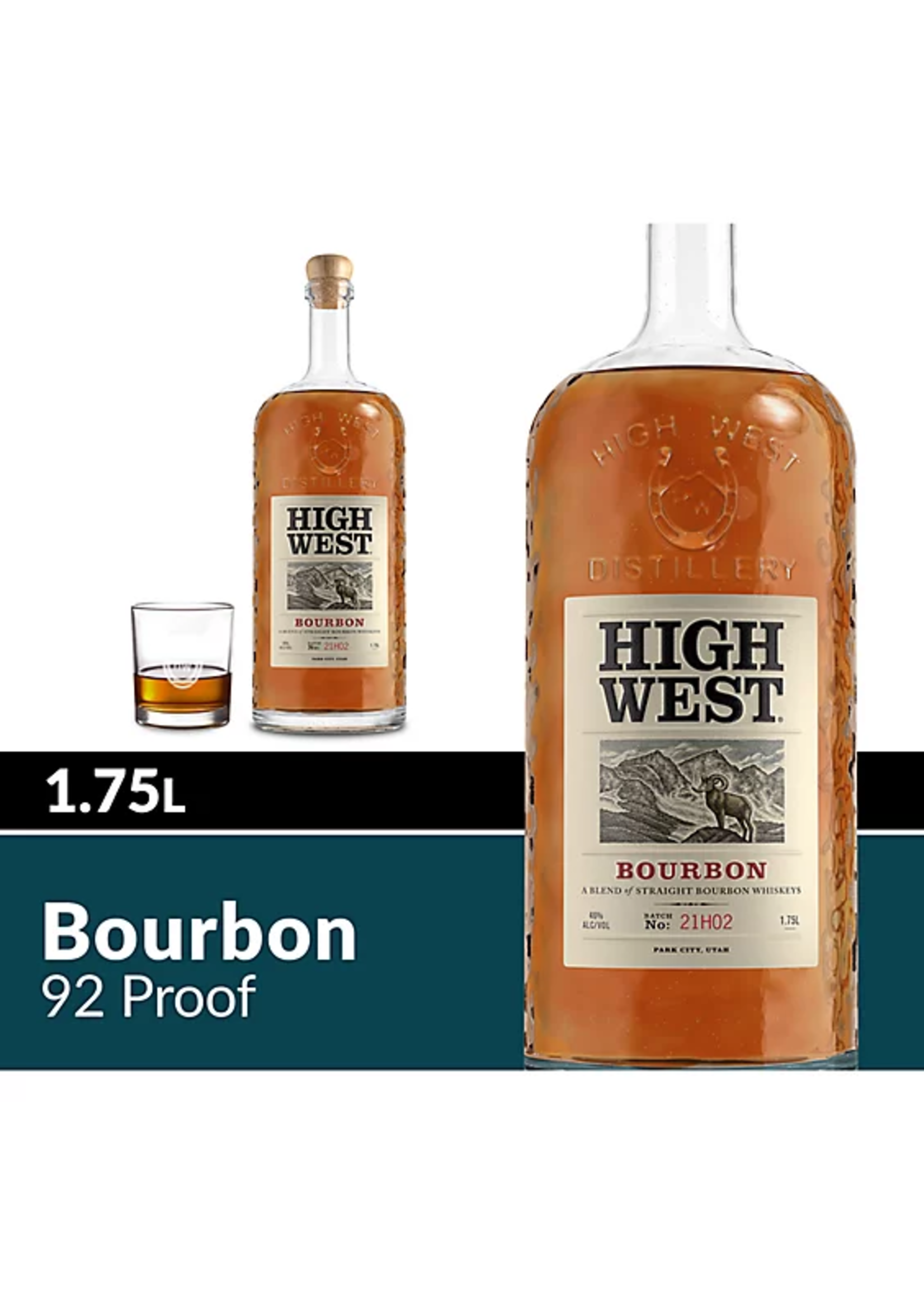 High West Bourbon 92Proof 1.75 Ltr