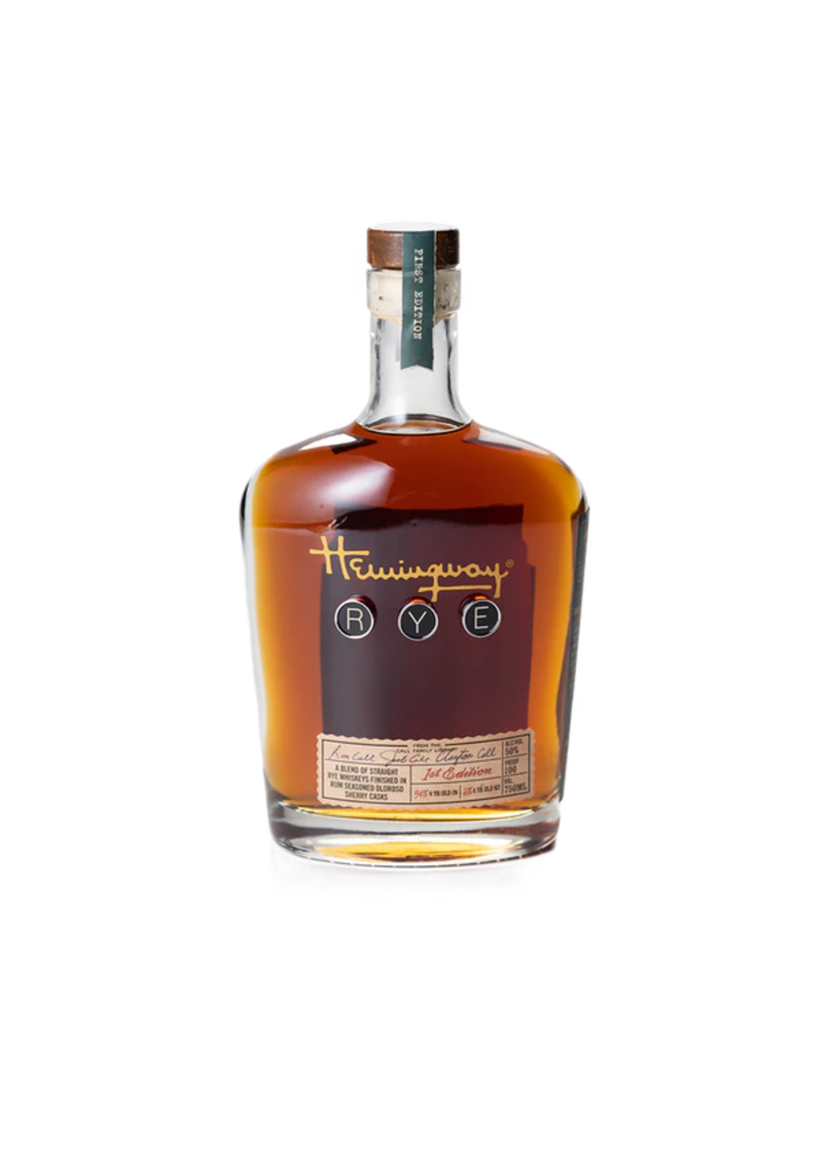 Hemingway Signature Edition Rye Whiskey 102Proof 750ml