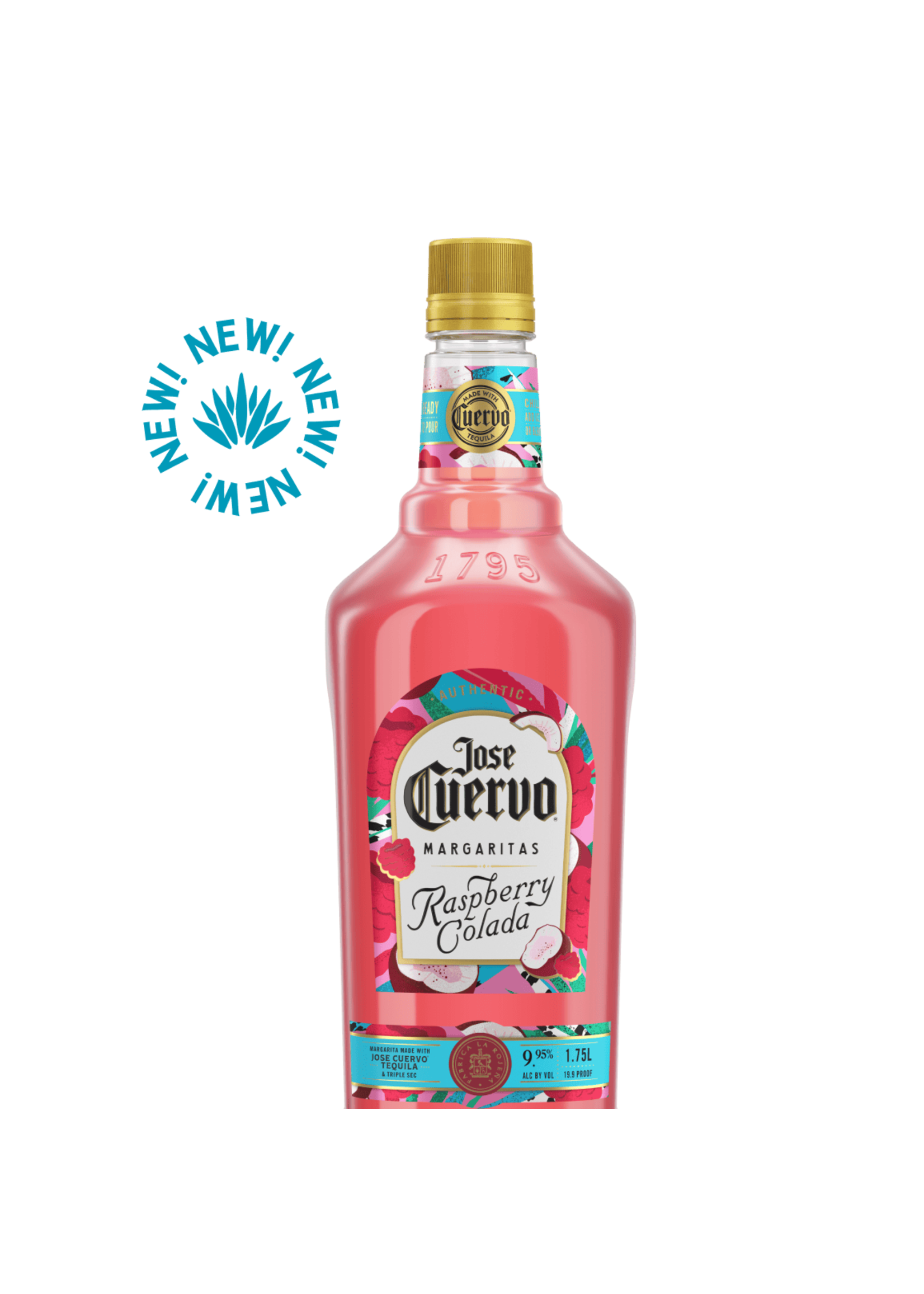 Jose Cuervo Ready to Drink Jose Cuervo Rtd Auth Raspberry Colada Margarita 19.9Proof Pet 1.75 LTR