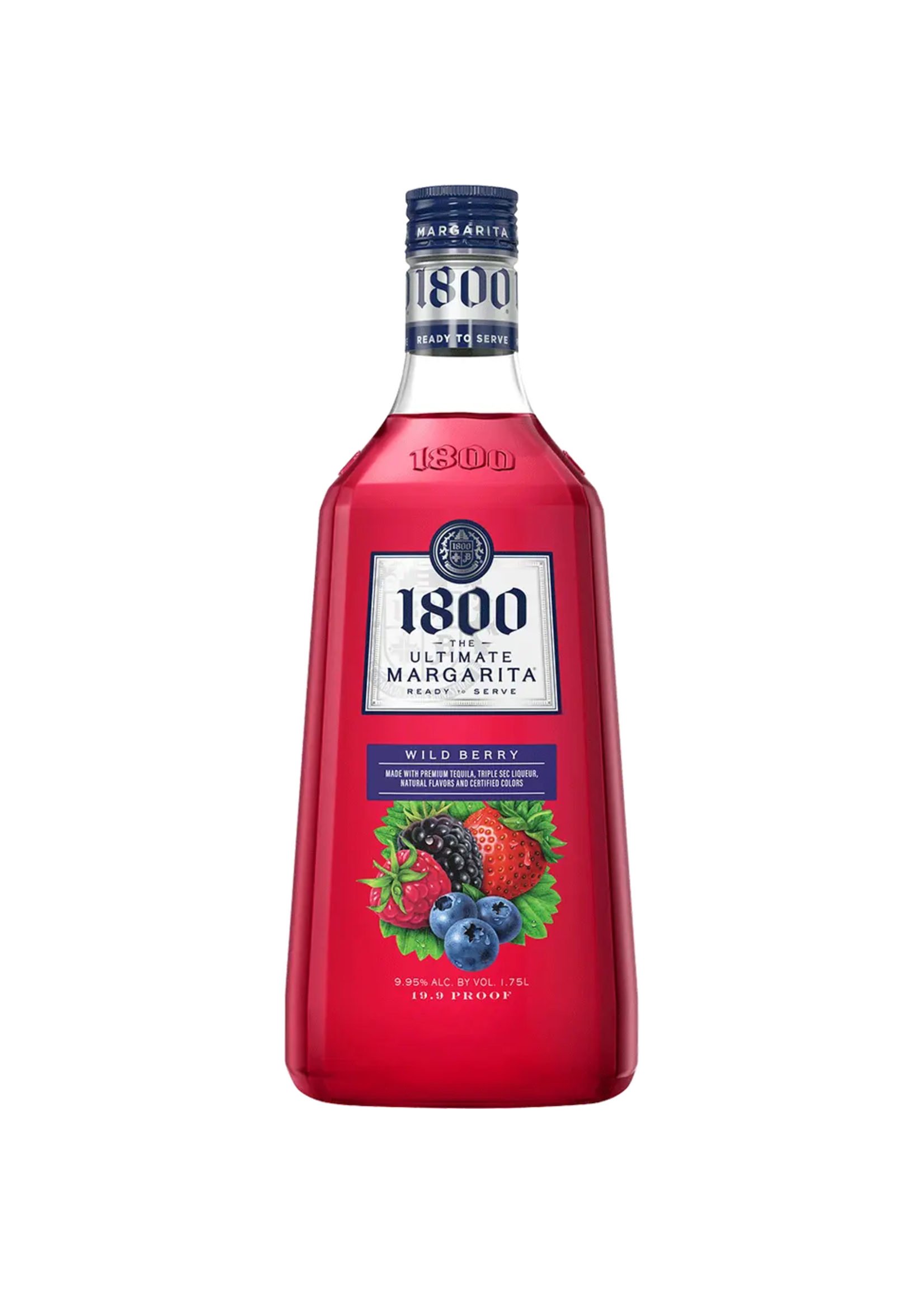 1800 Tequila 1800 RTD Wild Berry Margarita 19.9Proof 1.75 Ltr