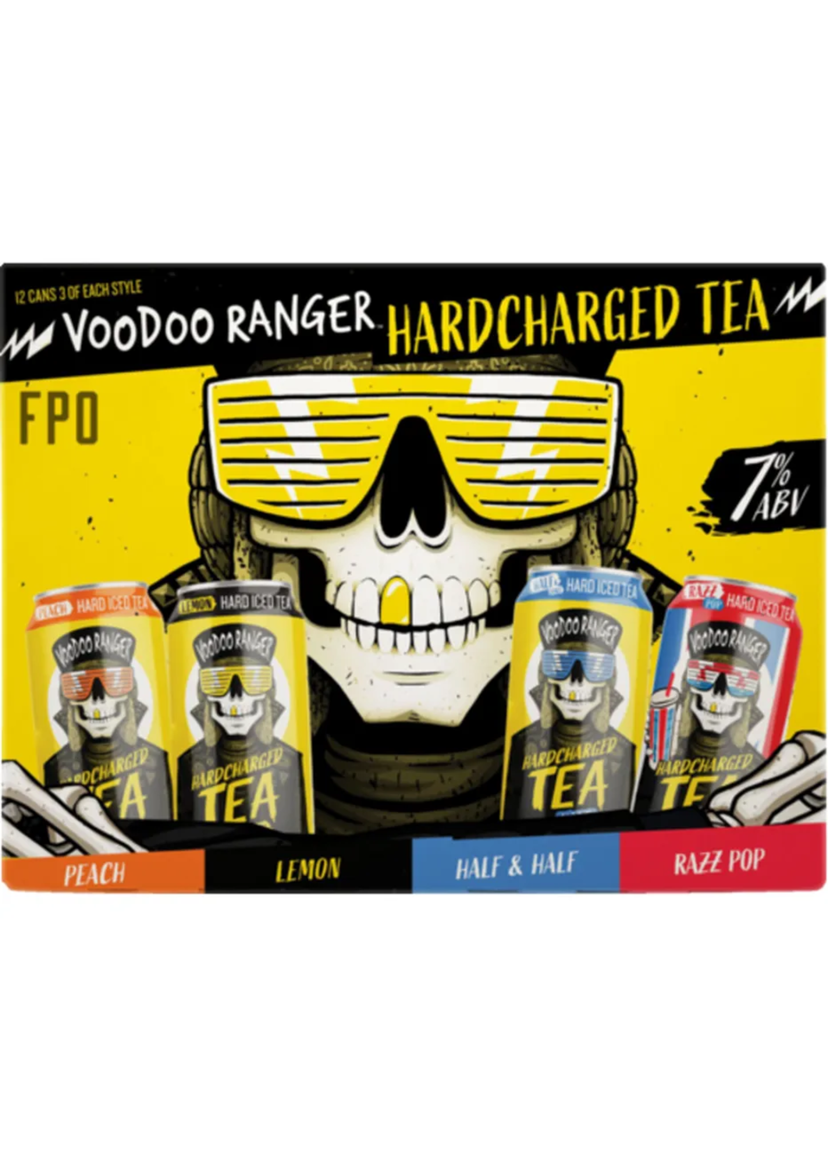 New Belgium Voodoo Hardcharged Tea Variety Pack 12pk 12oz cans