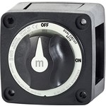 Blue Sea Systems 300 Amp M-Series Battery Switch (On-Off with Knob, Black)