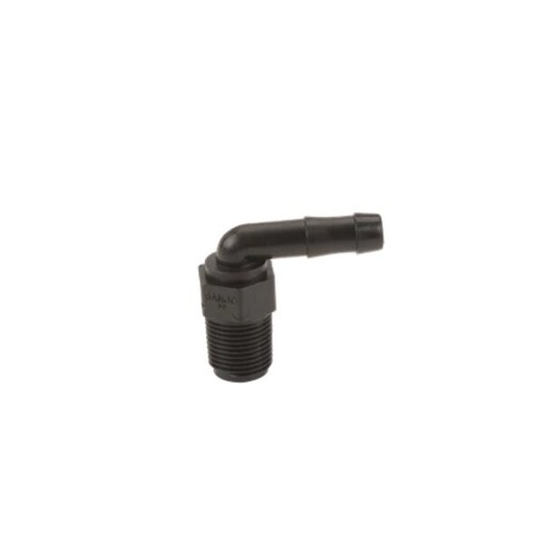 Banjo 3/8" Male Thread x 3/8" Hose Barb Elbow