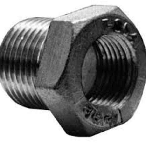 3/4" MNPT x 1/4" FNPT Stainless Steel Reducer