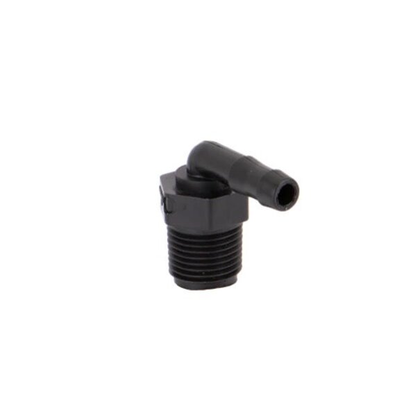 Banjo 1/2" Male Thread x 3/8" Hose Barb Elbow