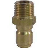 1/4" MPT Brass Plug