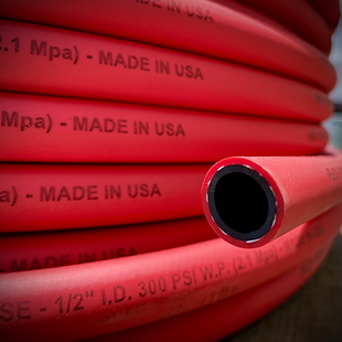 1/2" x 300' Red Soft Jet Hose 300 PSI