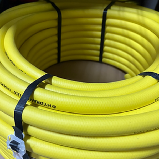 HYDRAULI-FLEX Soft Jet 1/2" x 200' Yellow Soft Jet Hose 300 PSI