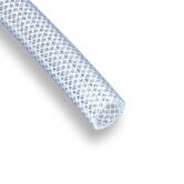 1/4” Clear Braided Hose - By Foot