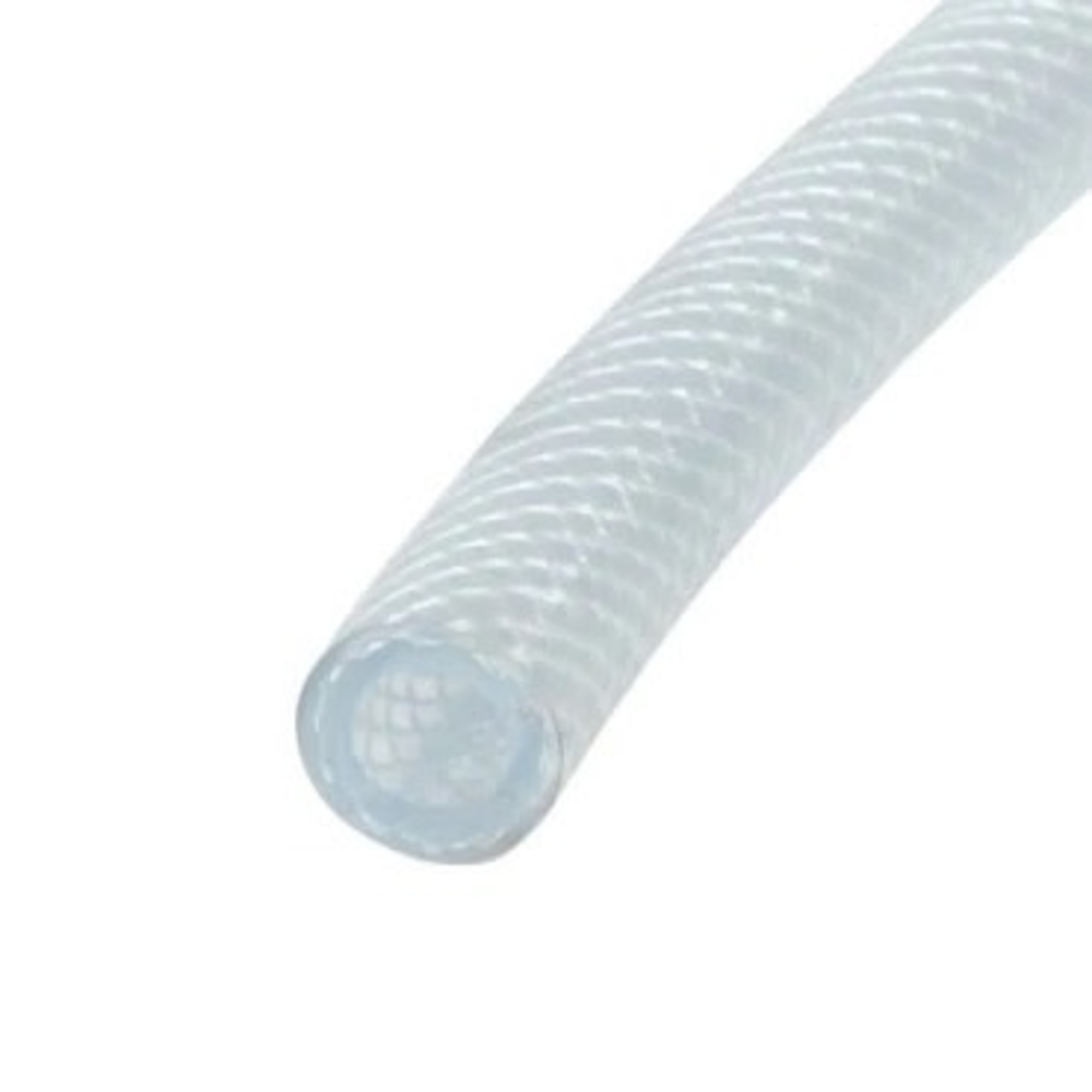 King 3/8" Clear Braided Hose - By Foot