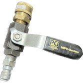 Steel Ball Valve with Quick Connects