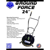 Whisper Wash Ground Force 24 inch Surface Cleaner