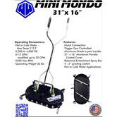 Whisper Wash Mini Mondo 31" Surface Cleaner