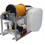 200 Gallon Skid Sprayer 10GPM Diaphragm Pump & Electric Reel