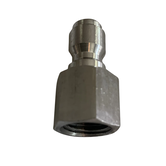 3/8" Female Stainless Steel Plug